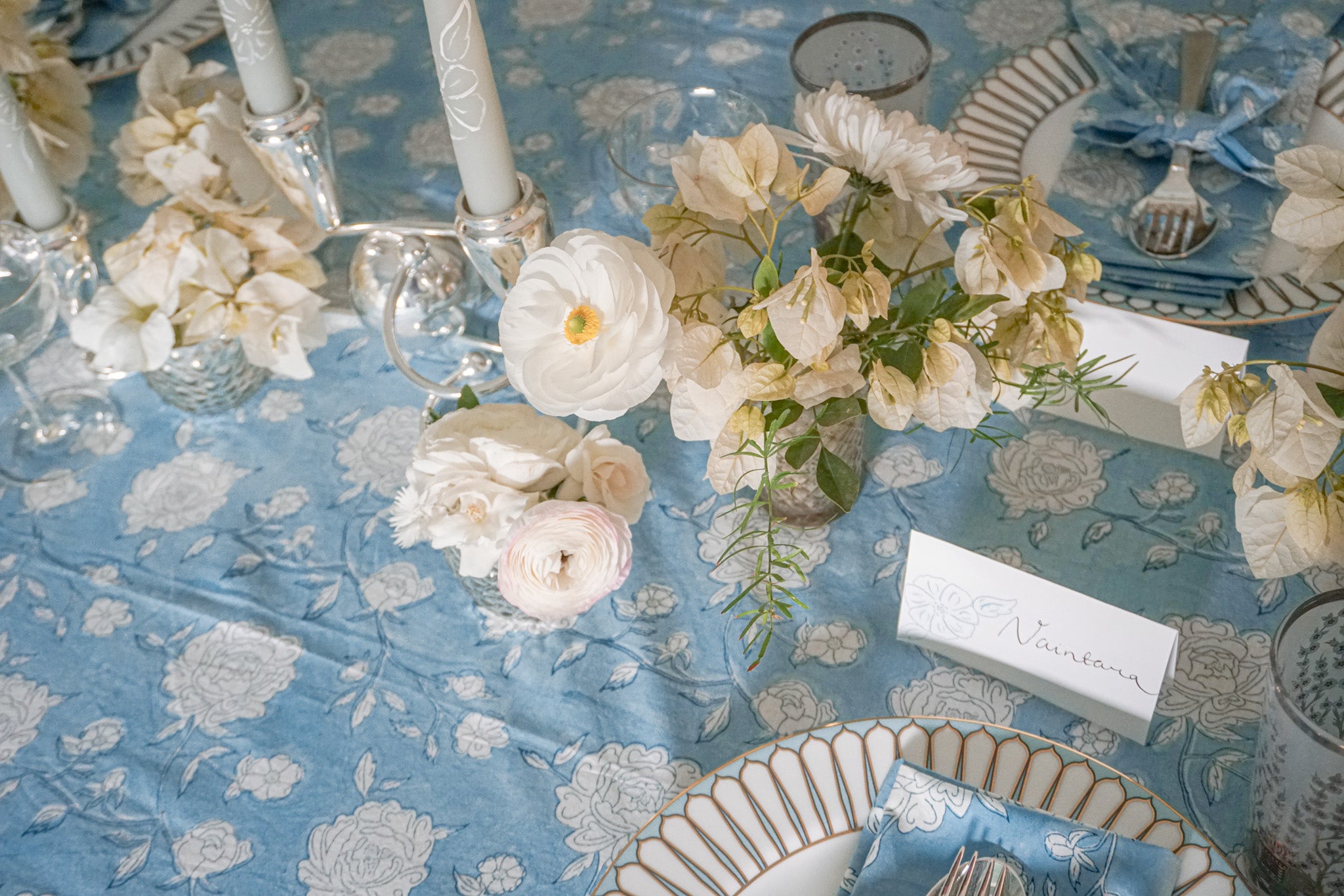 Samode Palace Tablescape