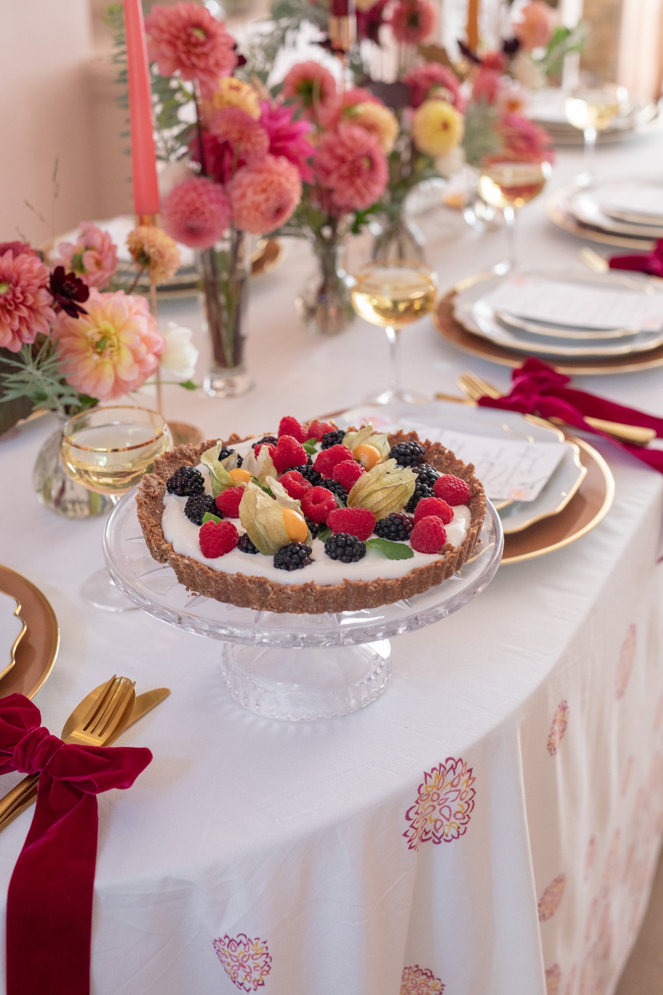 Blackberry autumn tart