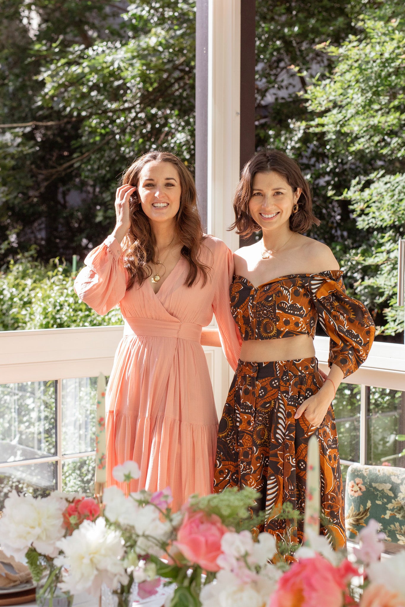 Rosanna Falconer and Jasmine Hemsley at The Goring