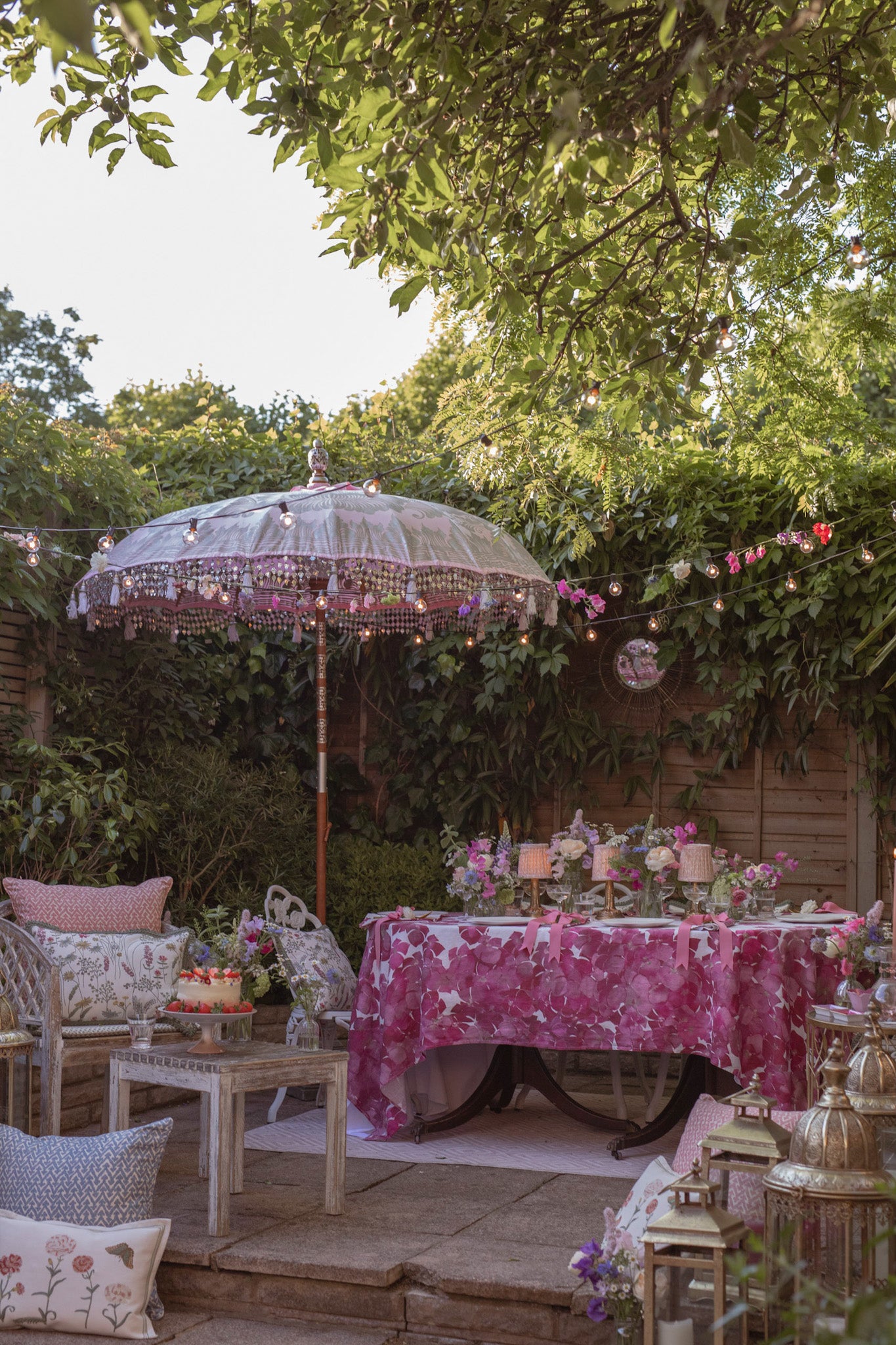 Rosanna Falconer hosts a midsummer garden party
