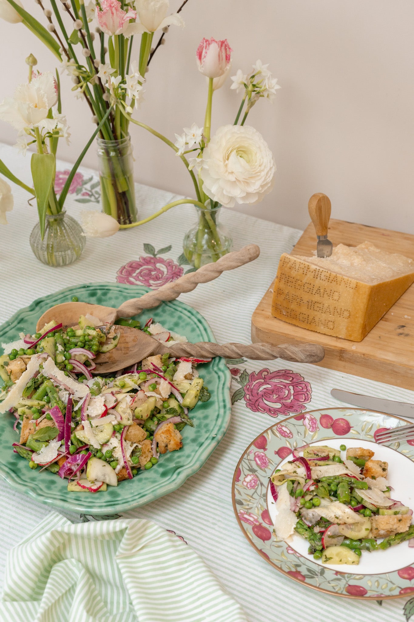 Spring panzanella by Rosanna Falconer