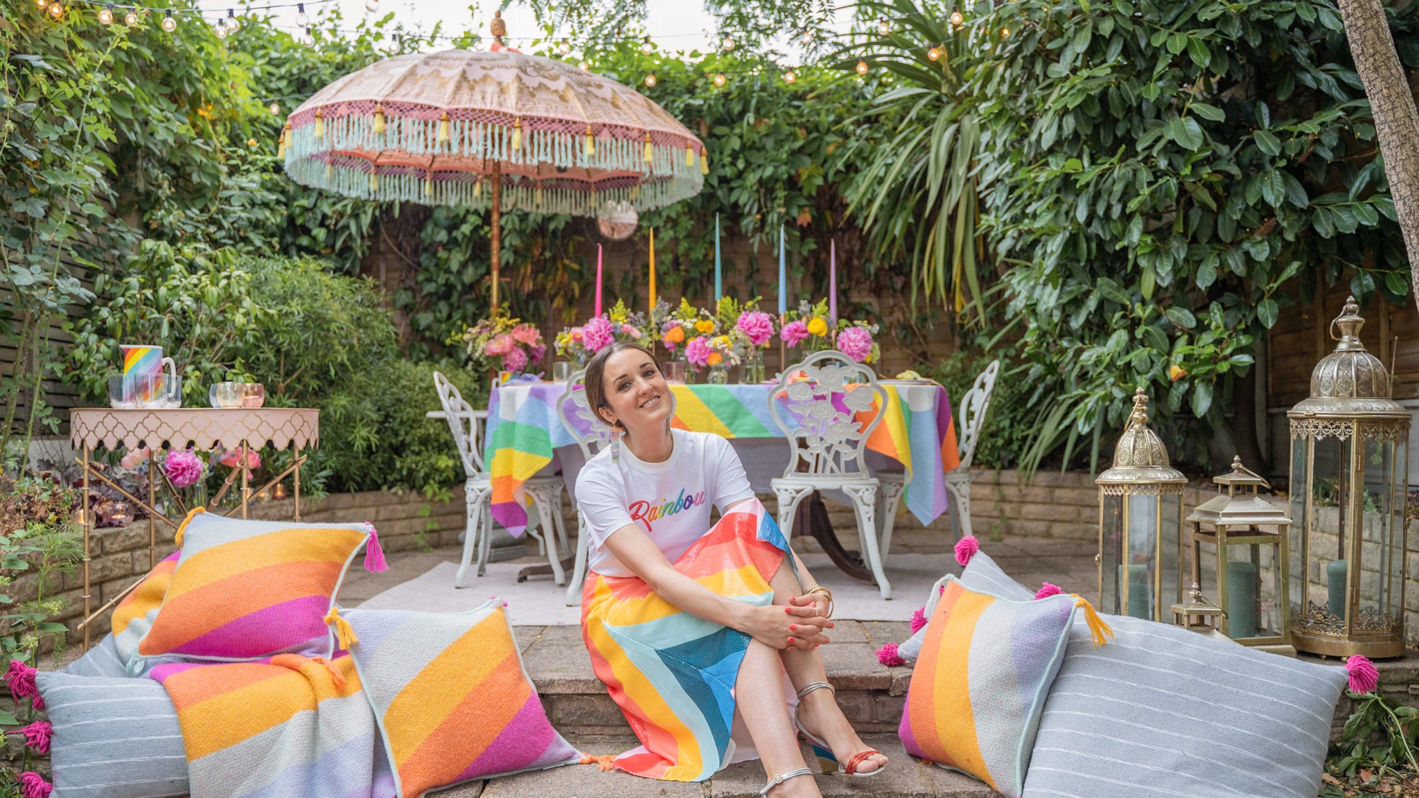 Rainbow Tablescape With Olivia Rubin