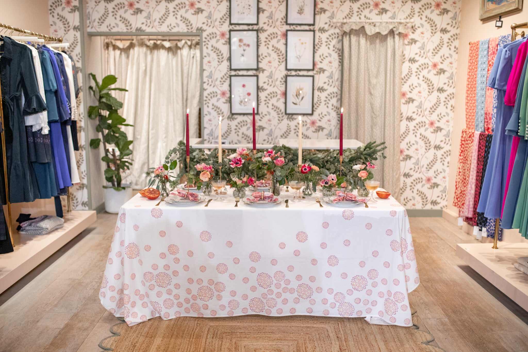 Christmas tablescape by Rosanna Falconer