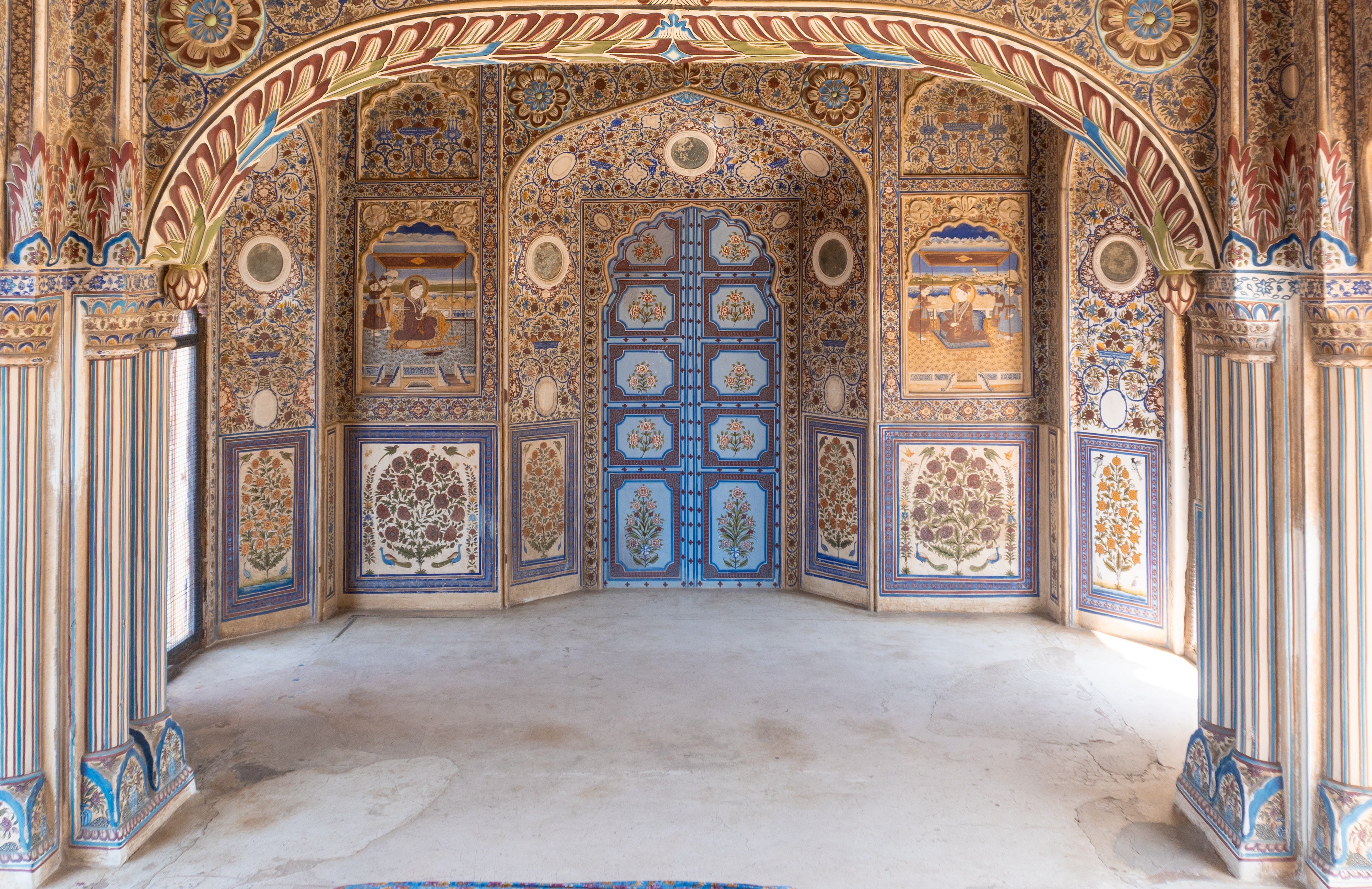 Blue room at Karauli Palace