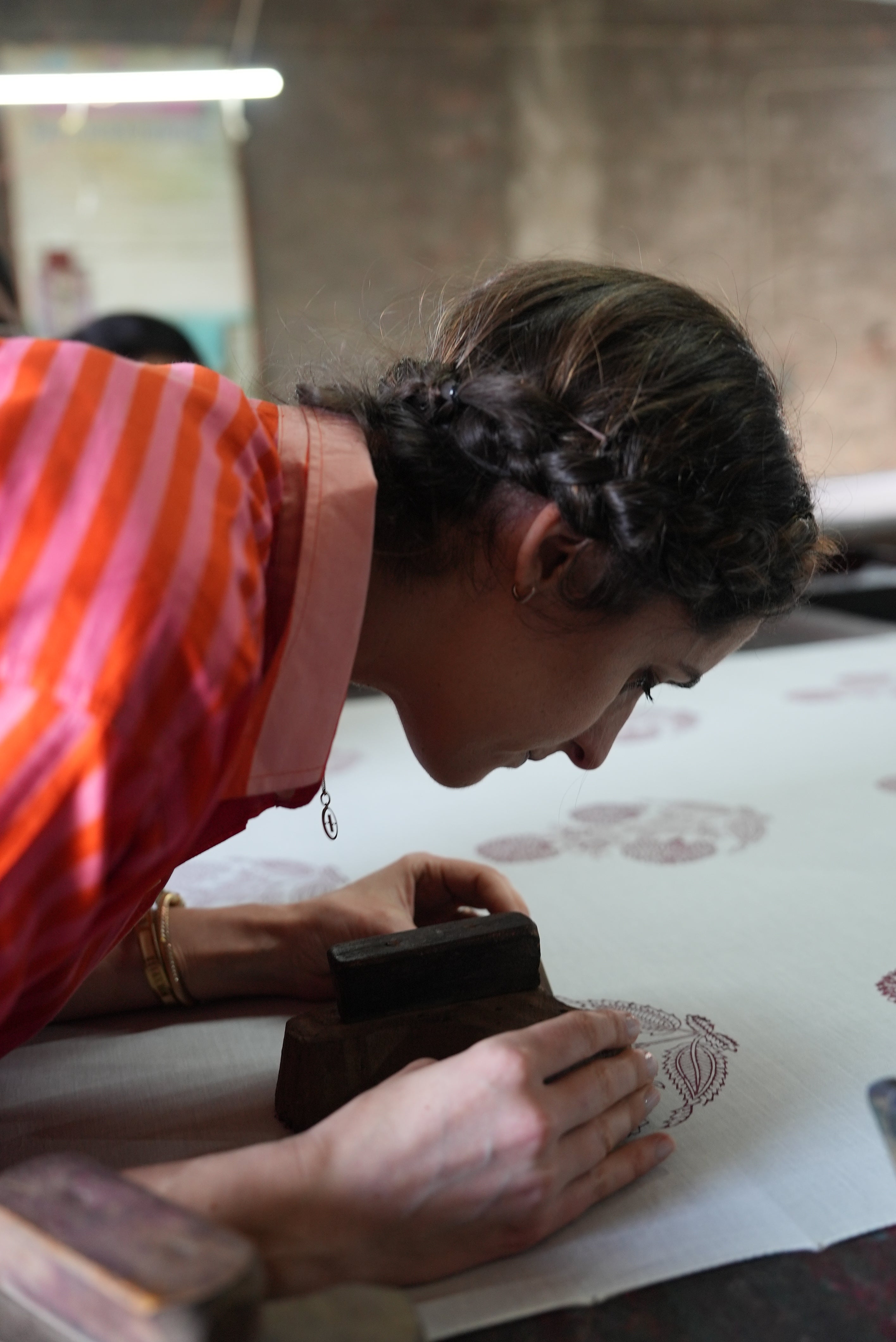Block printing with Rajasthan Studio