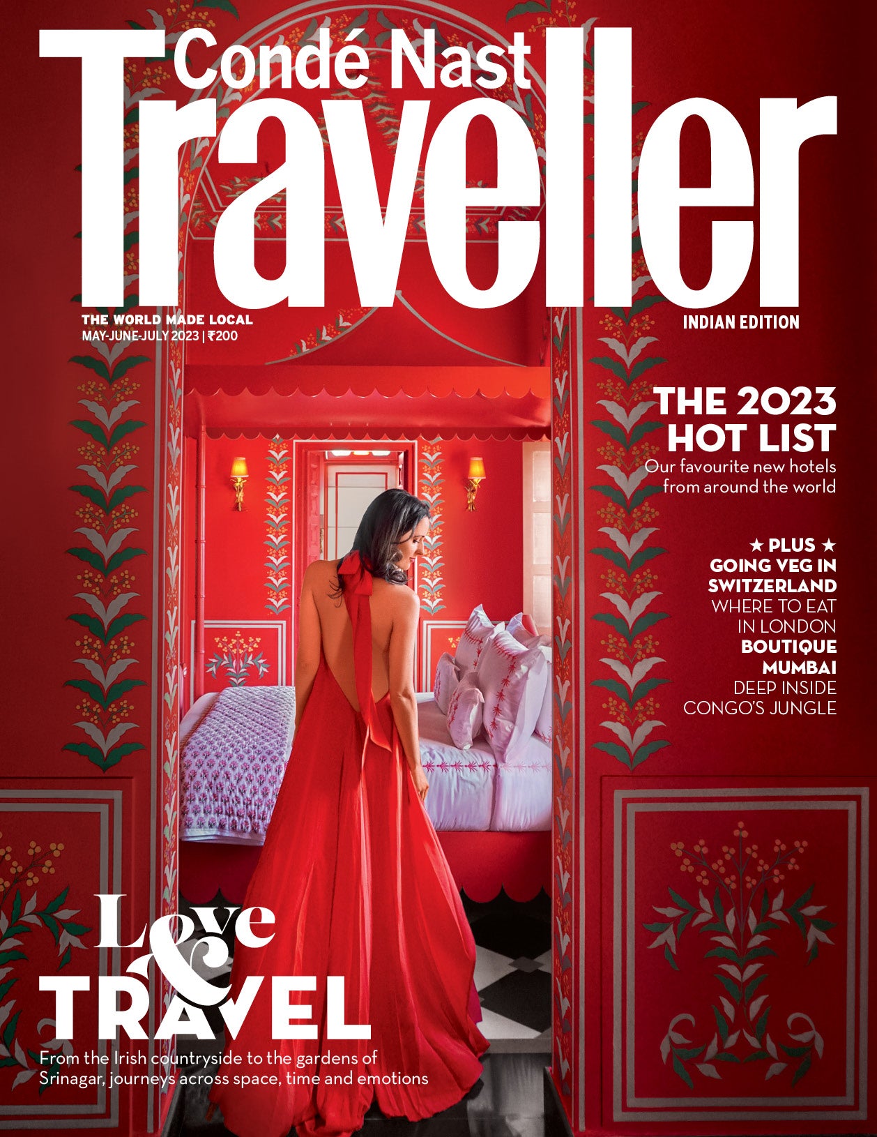 Rosanna Falconer on the cover of Conde Nast Traveller 2023
