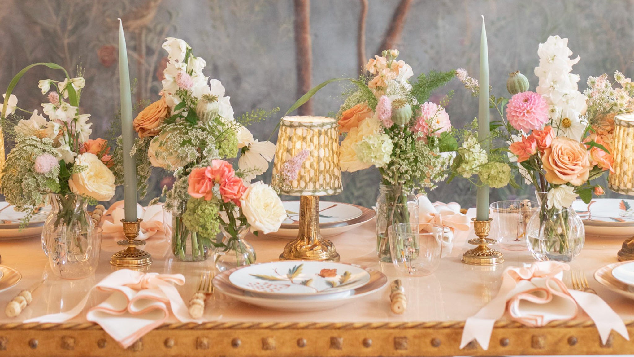 Rosanna Falconer's tablescape at Belgravia's Bonadea shop