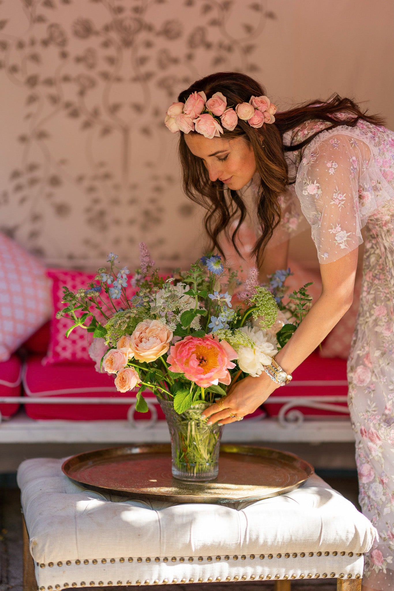 Spring garden party by Rosanna Falconer
