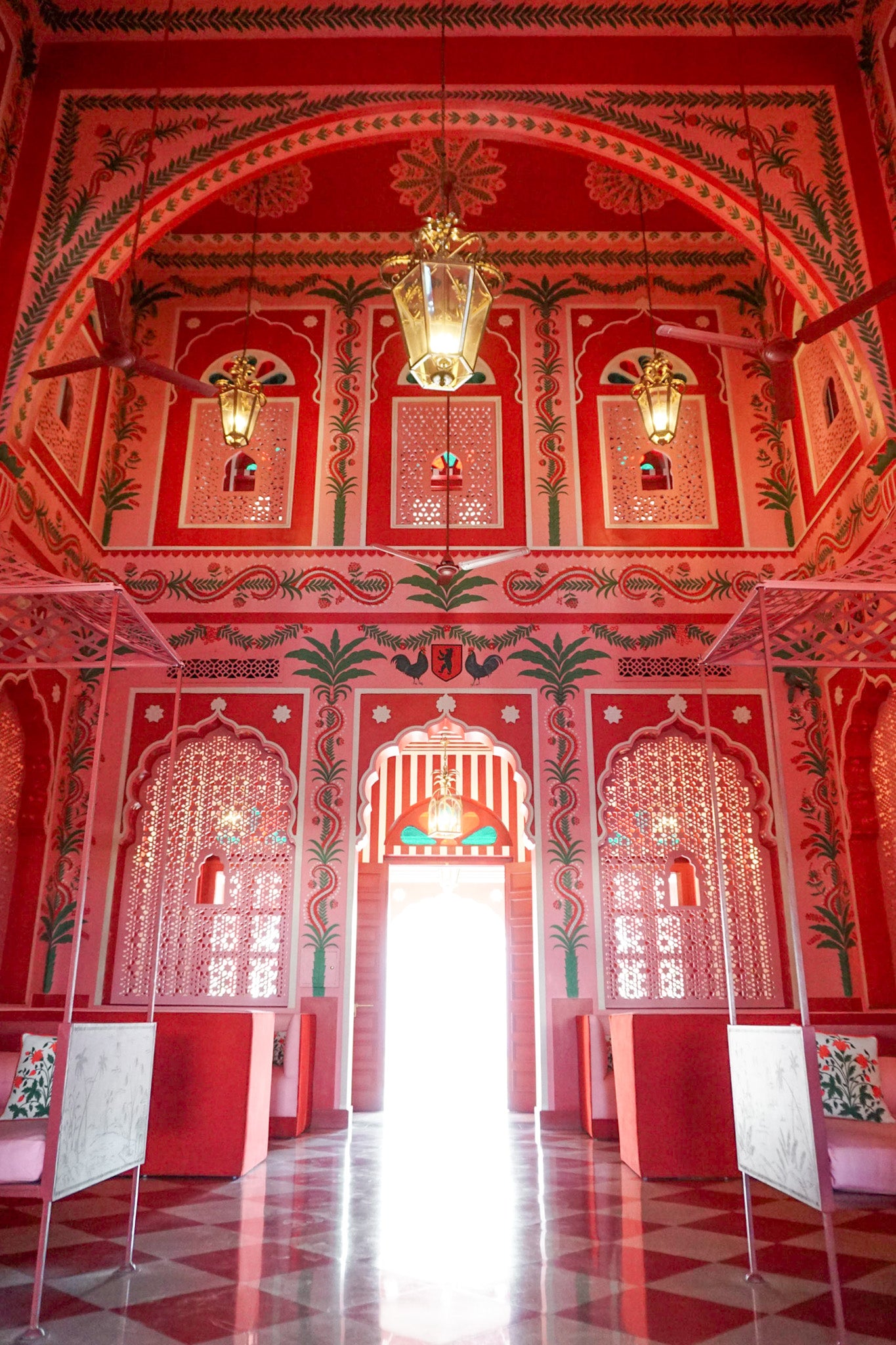 Villa Palladio Jaipur by Rosanna Falconer hall